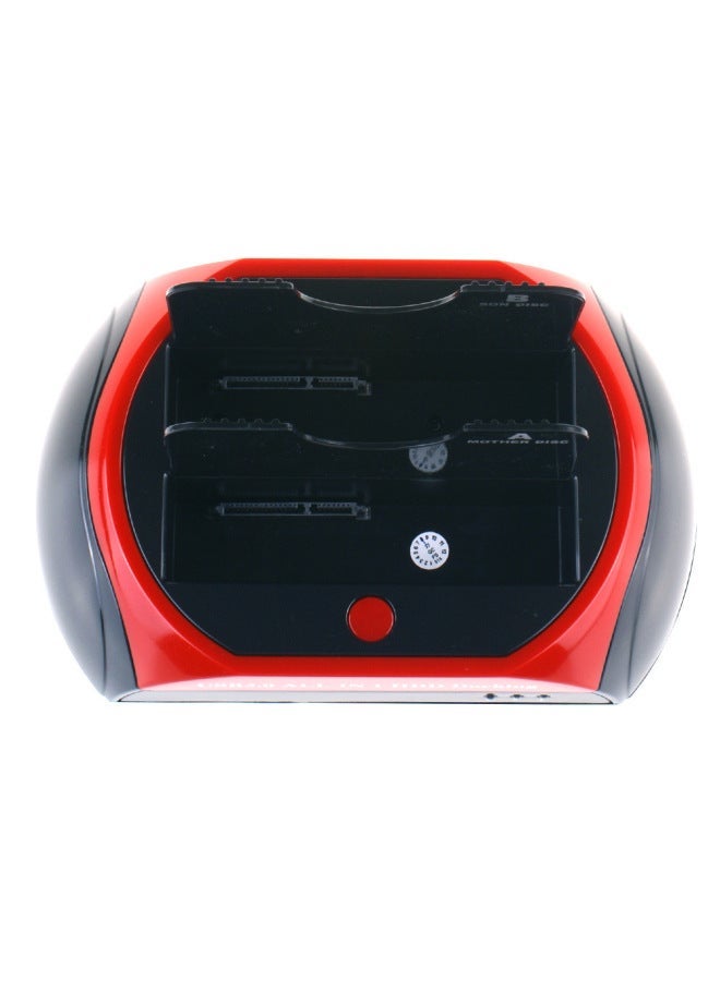 Clone Copy Hard Disk Base 2.5 3.5USB3.0SATA + SATA Card Reader Mobile Box Holder-Color:876U3 US Gauge-US  - Image 2