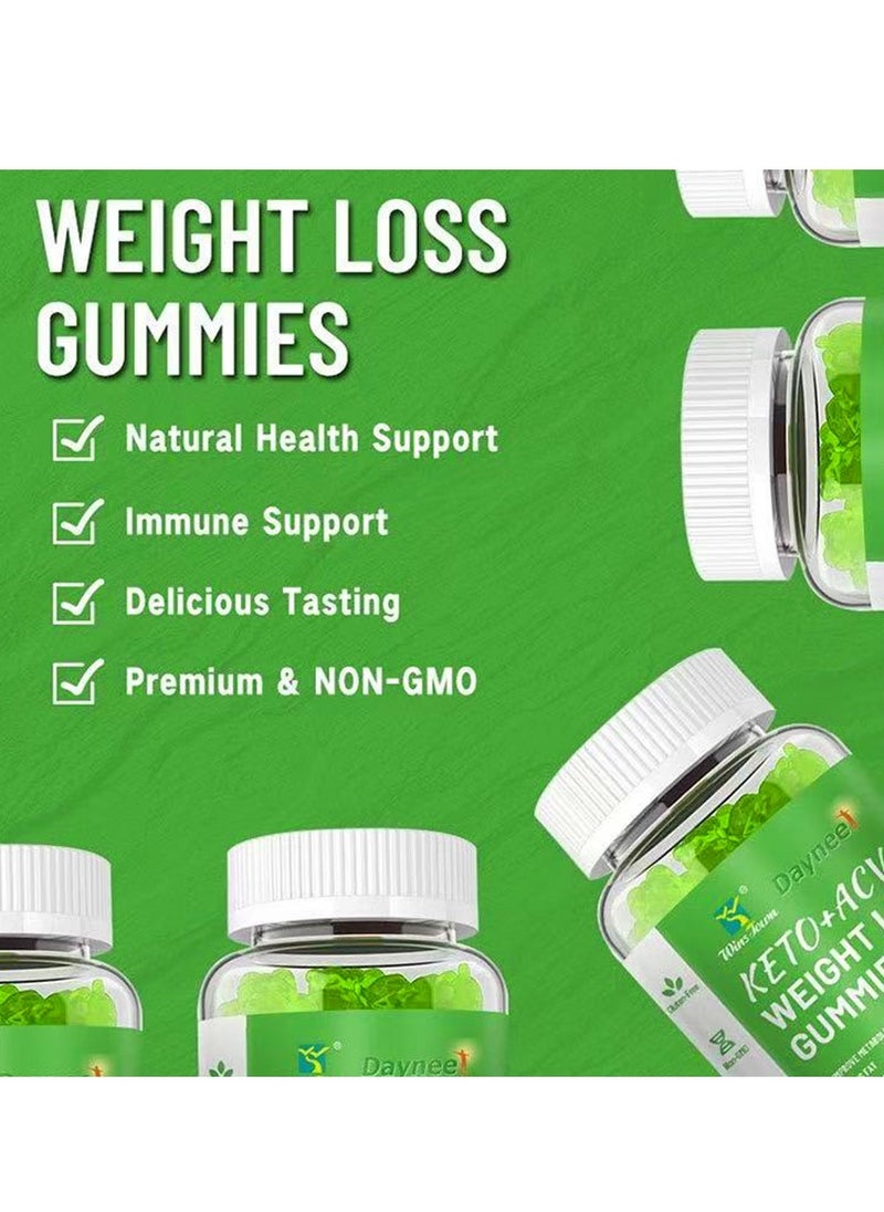 Wins Town - KETO+ACV Gummies Sugar Free Good for Burning Fat Improving Metabolism Reducing Bloating 60 Vegan Gummies - Image 1