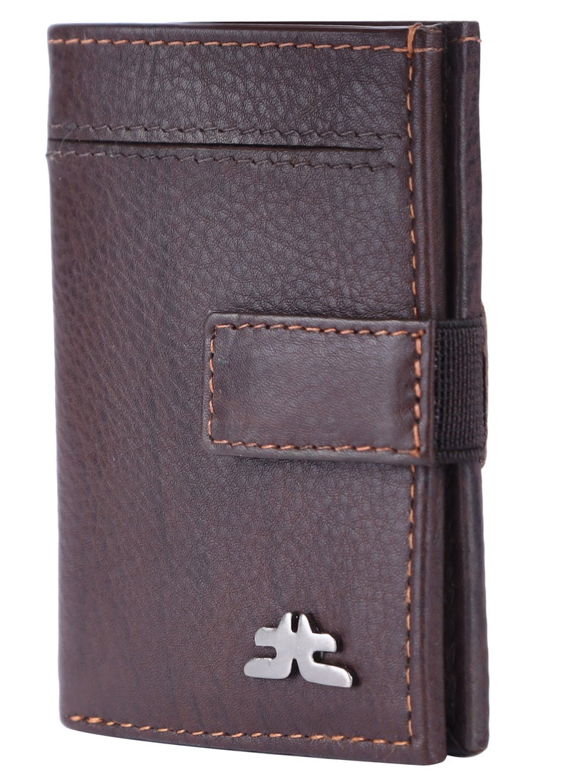 LAVERI LEATHER Laveri Genuine Leather Designer Card Holder Wallet With RFID Protection  - Image 3