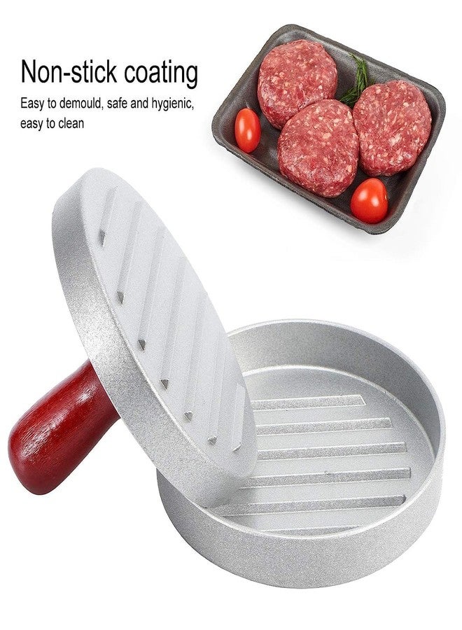 SEVIA Burger Press Patty Maker Hamburger Maker Nonstick Zinc Alloy Presser for Barbecue Grilling - Image 5