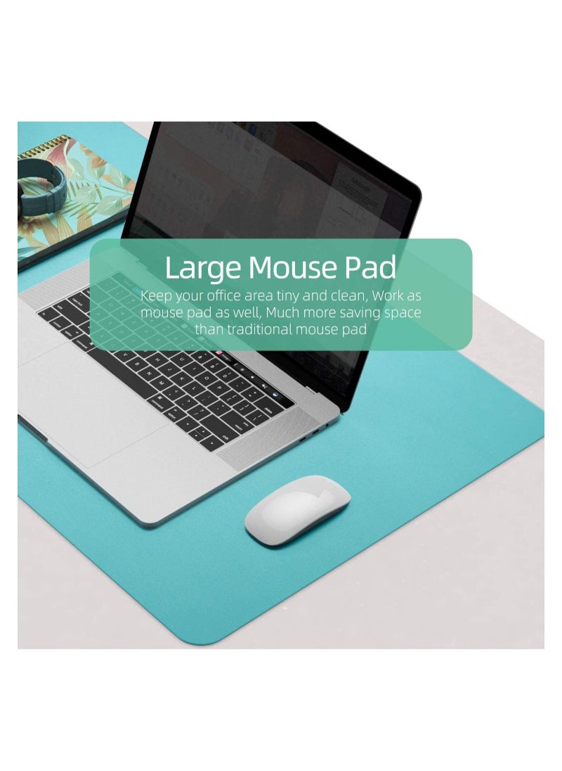 Cool Baby COOLBABY Multifunctional Office Desk Pad Ultra Thin Waterproof PU Leather Mouse Pad Dual Use Desk Writing Mat for Office/Home(70*35 CM )  - Image 5