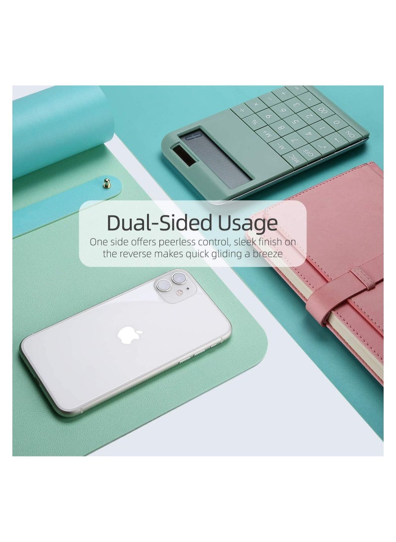 Cool Baby COOLBABY Multifunctional Office Desk Pad Ultra Thin Waterproof PU Leather Mouse Pad Dual Use Desk Writing Mat for Office/Home(70*35 CM )  - Image 4