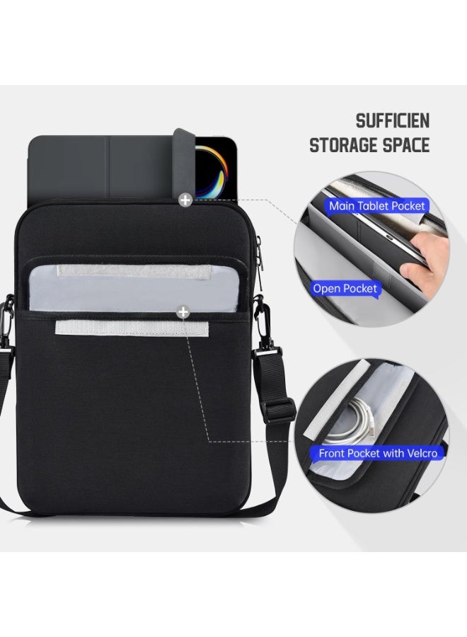 XICEN 13-inch Tablet Sleeve Bag, Laptop/Tablet Hand Bag, Business Laptop Carry Bag with Shoulder Strap - Image 2