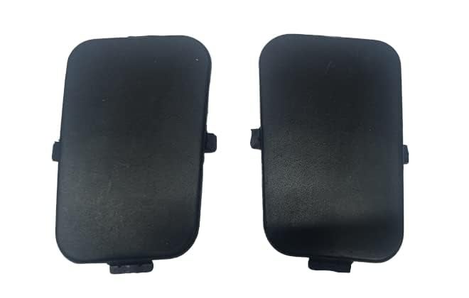Pinzu Front Bumper Tow Hook Cover Cap Eye Cover Compatible/Replacement for Scorpio CRDE (2008 to 2014) 2nd Generation (Set of 2 pcs) - Image 1