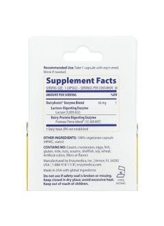 ENZYMEDICA Enzymedica, DairyAssist®, 30 Capsules  - Image 2