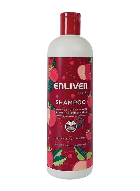 Fruit Shampoo Natural Fruit Extracts Raspberry & Red Apple 500ml