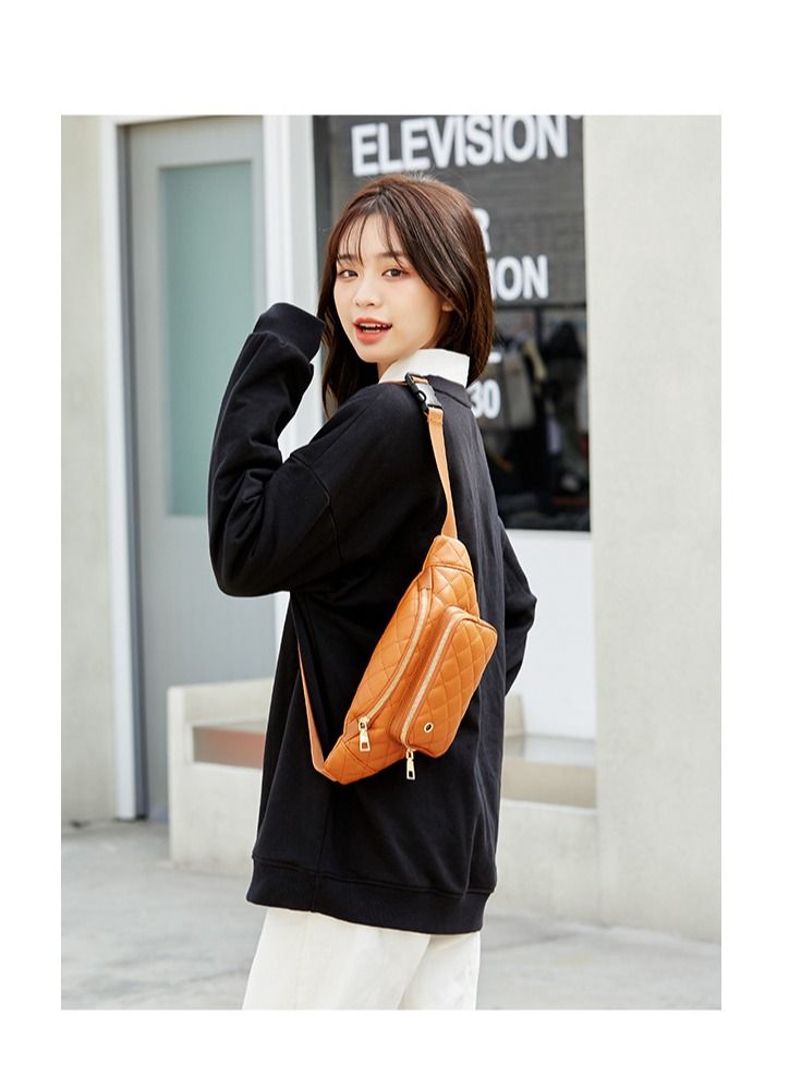 DUNISO Waist Bag for Women Fashion Waist Pack Belt Bag with Zipper Pockets Adjustable Belt Waist Bag for Sports Festival Traveling Running Cycling Hiking Camping  - Image 5
