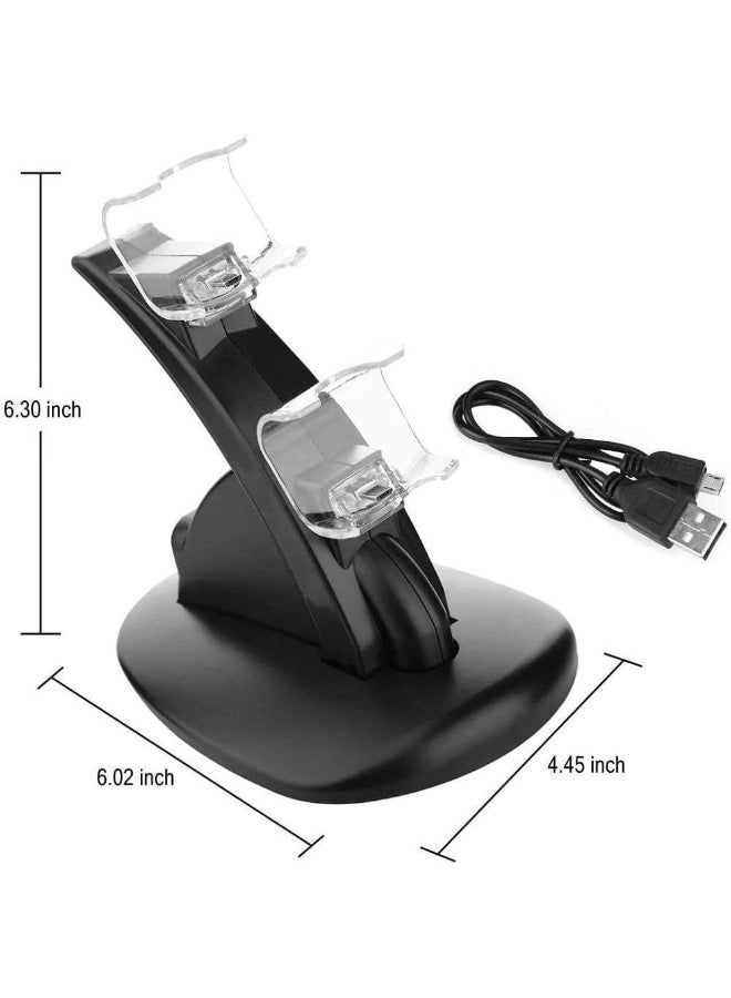 Controller Charger Dock LED Dual USB PS4 Charging Stand Station Cradle For Sony Playstation 4 PS4 / PS4 Pro /PS4 Slim Controller - Image 2