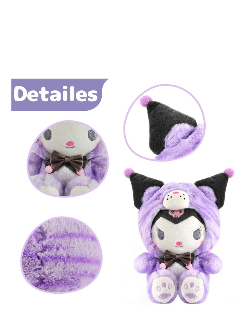 KASTWAVE Plush Toy, 9" Anime Cartoon My Mēlǒdy Themed Doll Party Gift, Soft Stuffed Sānriǒ for Women Girls Kids Fans Birthday Decorations - Image 3