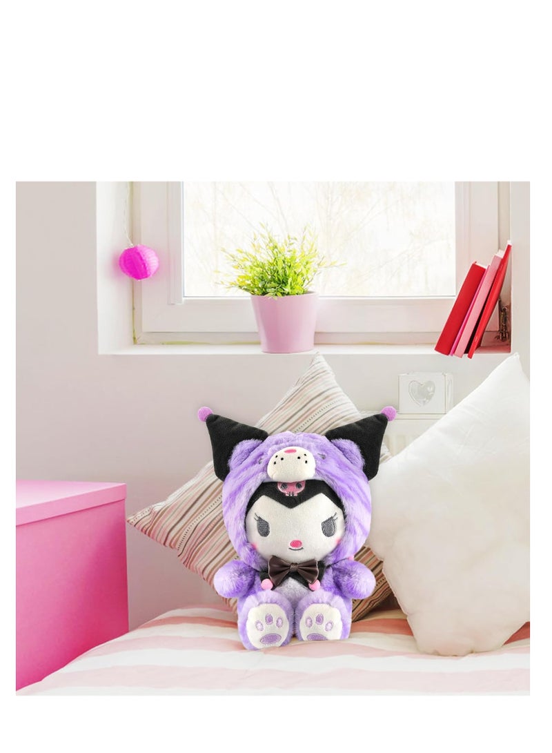 KASTWAVE Plush Toy, 9" Anime Cartoon My Mēlǒdy Themed Doll Party Gift, Soft Stuffed Sānriǒ for Women Girls Kids Fans Birthday Decorations - Image 4