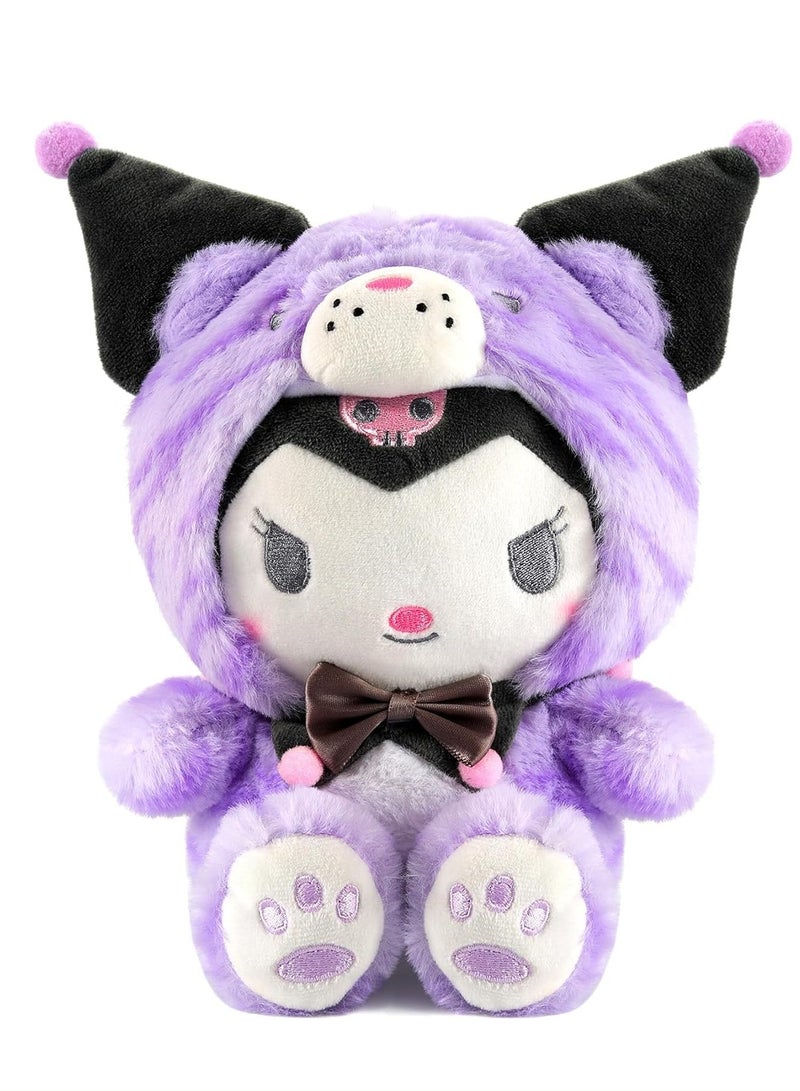 KASTWAVE Plush Toy, 9" Anime Cartoon My Mēlǒdy Themed Doll Party Gift, Soft Stuffed Sānriǒ for Women Girls Kids Fans Birthday Decorations - Image 1