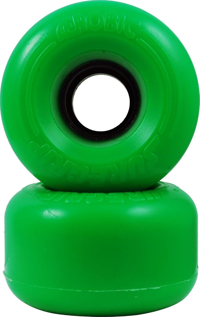 Aerobic Outdoor Wheels - Made from Shock Absorbing Urethane - Durometer of 85A and Diameter of 62mm - Provide Durable & Smooth Ride - Comes in Diverse Color Options - Set of 8 Wheels