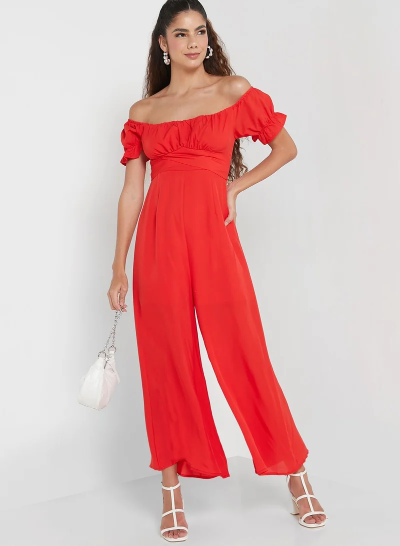 Ginger Off Shoulder Jumpsuit