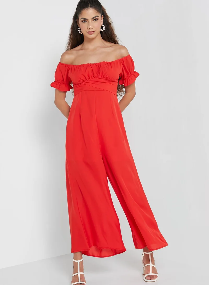 Ginger Off Shoulder Jumpsuit