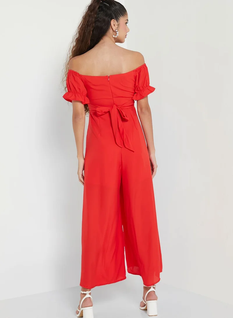 Ginger Off Shoulder Jumpsuit