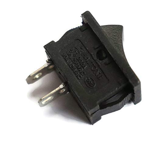 Electronicspices Electronic Spices Rocker Switch, Mini Boat 2_way Switch 10A/125V, 6A/250V SPST Press Button Rocker Switch Car Auto Boat Household Appliances, Black PACK OF 20 - Image 3