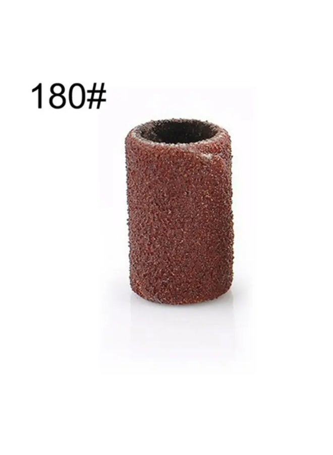 يوكانبي مجموعة 100 قطعة من حلقات صنفرة الأظافر – بدرجات خشونة متنوعة 80#/120#/180# لجهاز برد الأظافر الكهربائي - Image 3