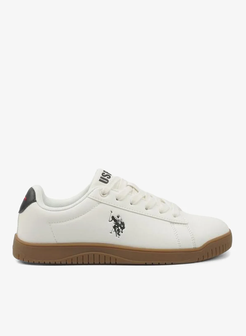 U.S. Polo Assn. WHITE Women Lace-Up Ankle Sneakers for Women | Best Price UAE