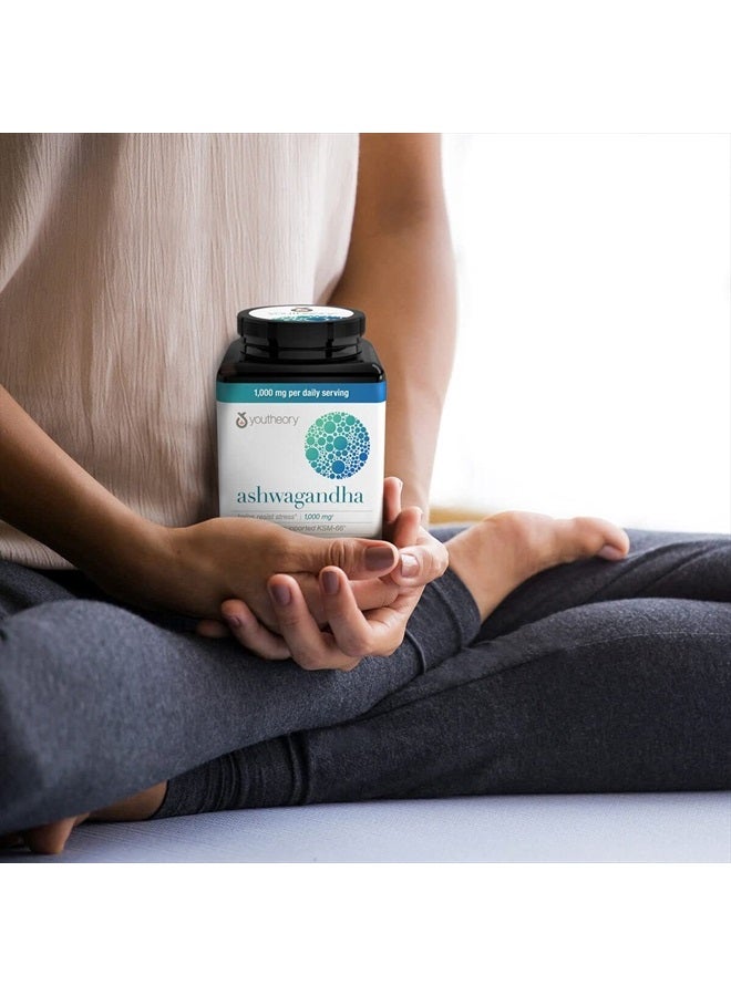 Organic KSM-66 Ashwagandha Vegetarian Supplements 150 Capsules, 1000mg per Daily Serving,Help Support A Healthy Stress Response - Image 2