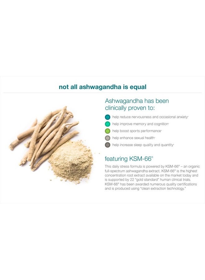 Organic KSM-66 Ashwagandha Vegetarian Supplements 150 Capsules, 1000mg per Daily Serving,Help Support A Healthy Stress Response - Image 3