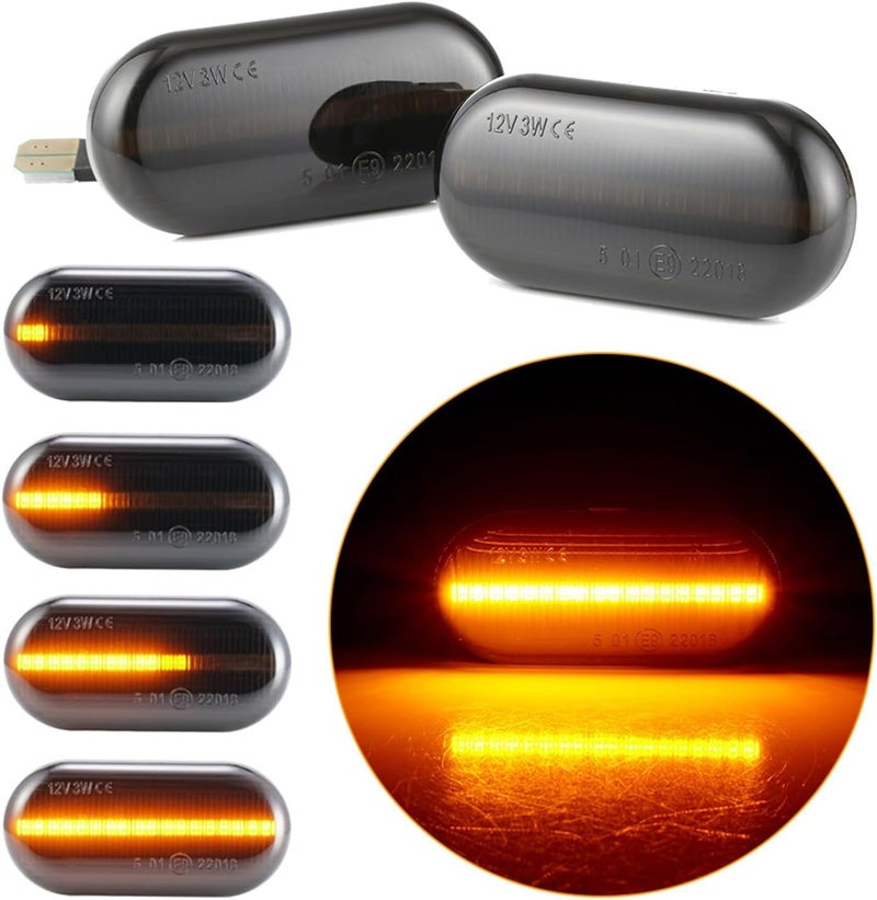 QASULER Dynamic Side Marker Turn Signal Lights - Image 5