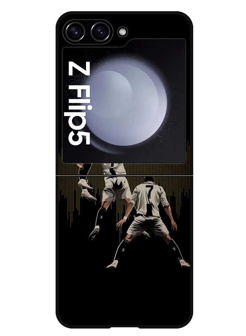 Theodor Protective Case Anti Scratch Shock Proof Bumper Cover For Samsung Galaxy Z Flip 5 CR7 - Image 1