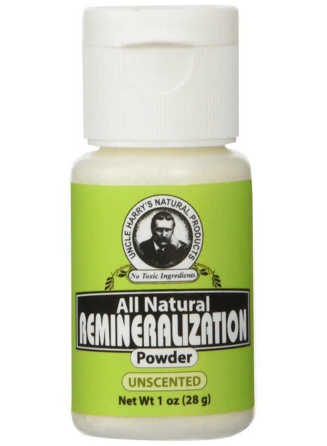 Uncle Harry's Unscented Remineralizing Tooth Powder All Natural Enamel Support & Whitening Toothpaste For Sensitive Teeth Powder Toothpaste For Gum Health & Fresh Breath (1 Oz) - Image 1