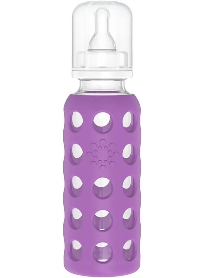 Lifefactory Glass Baby Bottle Grape 265 ml - Image 1