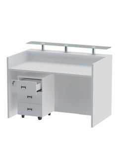 Mahmayi Harrera R06-14 Modern Reception Desk White