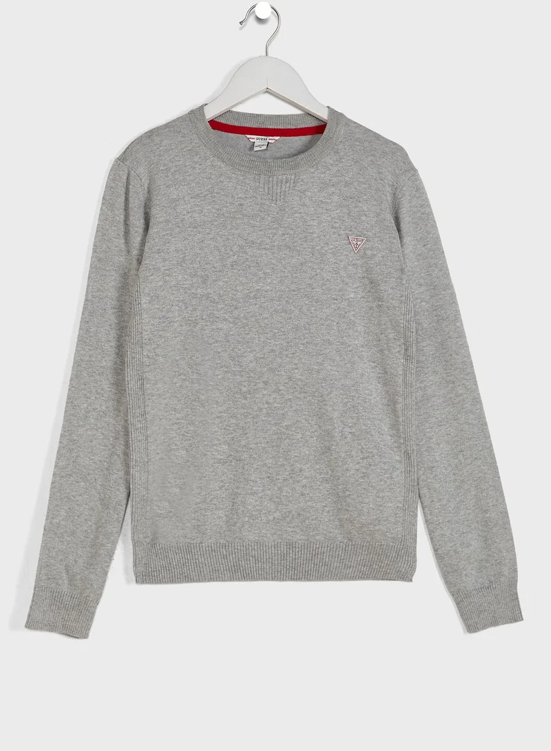 GUESS Kids Logo Knitted Sweater