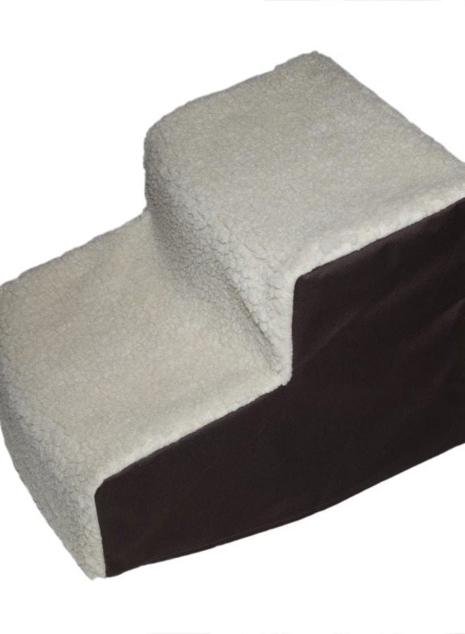 PET GEAR INC Pet Gear Easy Step II Pet Stairs, 2 Step For Cats/Dogs Up To 75-Pounds, Portable, Removable Washable Carpet Tread, No Tools Required, Espresso/Cream - Image 2