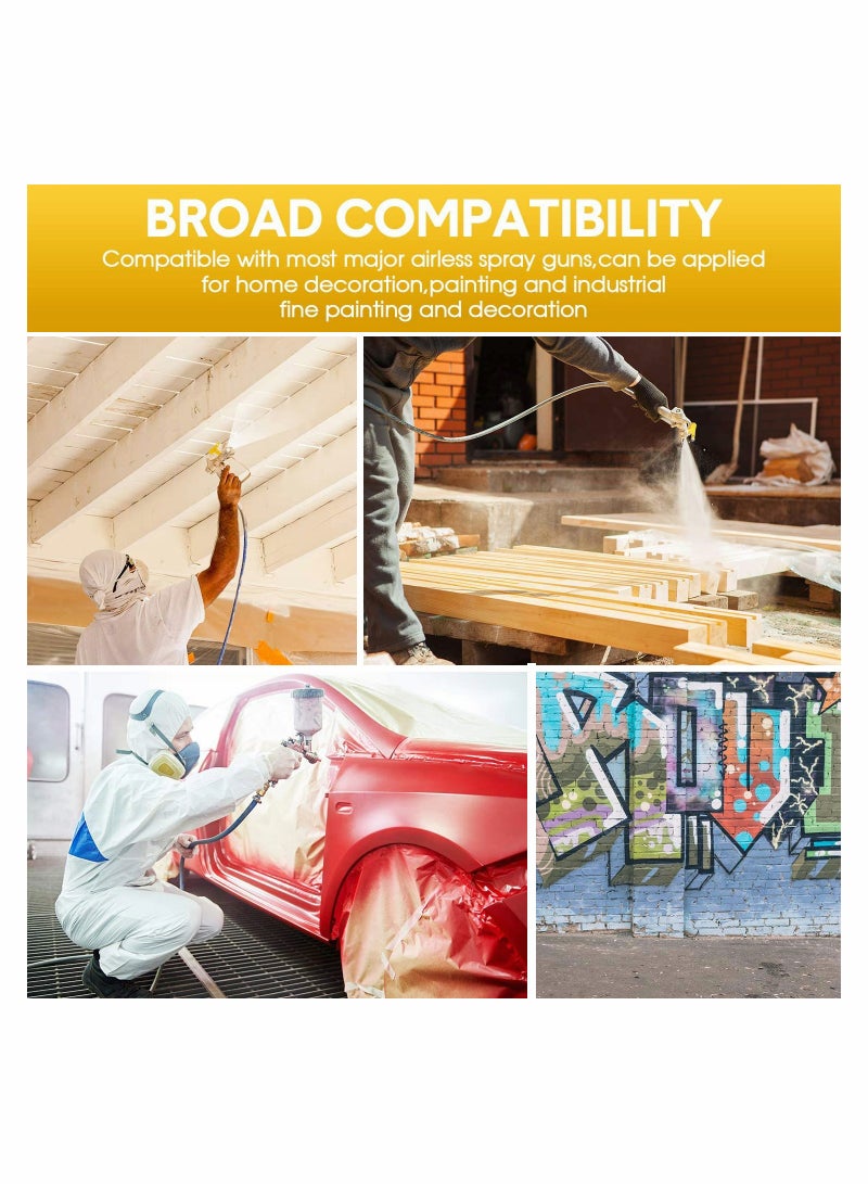 فوهات رذاذ قابلة للعكس بدون هواء 3 قطع لرش الطلاء وأجزاء آلات الرش فوهات للمنازل والمباني والأرصفة والأسوار وأدوات الحدائق 515 - Image 3