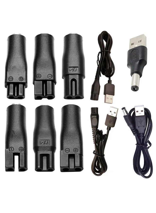 Peachjoy Power Cord 5V Replacement Charger USB adapter is suitable for a variety of electric hairdressers, shavers, purifiers, table lamps and others 5521 adapter hq8505 A00390 charging line