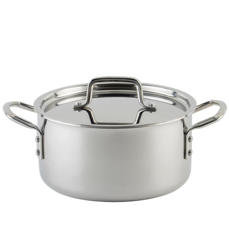WINCO TriPly Stock Pot Silver - Image 2