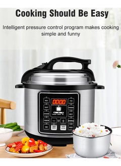 10 In 1 Electric Pressure Cooker Instant Programmable Smart Pot 1050 Watts Rice Cooker, 6 Liters, 10 Smart Programs Black MES6817 - pzsku/Z3E50CBC043088B3FE945Z/45/_/1722374529/5bcfe977-04f4-494e-916e-4224a2cf3070