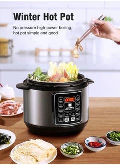 10 In 1 Electric Pressure Cooker Instant Programmable Smart Pot 1050 Watts Rice Cooker, 6 Liters, 10 Smart Programs Black MES6817 - pzsku/Z3E50CBC043088B3FE945Z/45/_/1722374530/f9d453c8-01b9-43ed-ac32-e02474ec992a