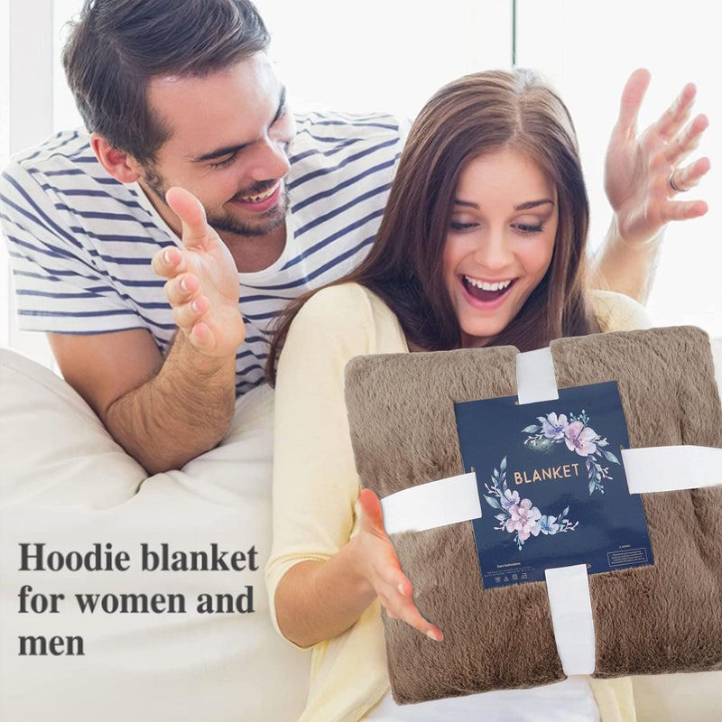 Viviland Viviland Blanket Hoodie Oversized Sweatshirt Super Soft Warm Comfortable Giant Pullover with Large Front Pocket Gifts for Women Men Teenagers Sloth  - Image 3
