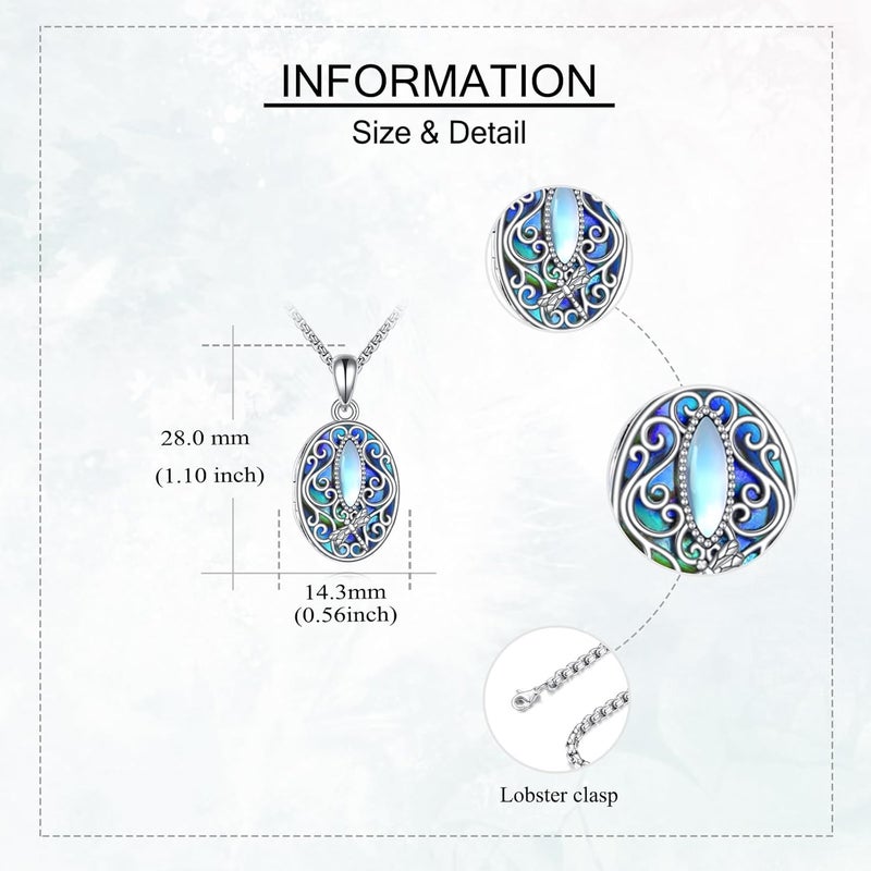 ONEFINITY Store Tree of Life Locket Necklace Sterling Silver Locket Necklace That Holds Pictures Tree of Life Locket Pendant for Women Wife Girlfriend - Image 4
