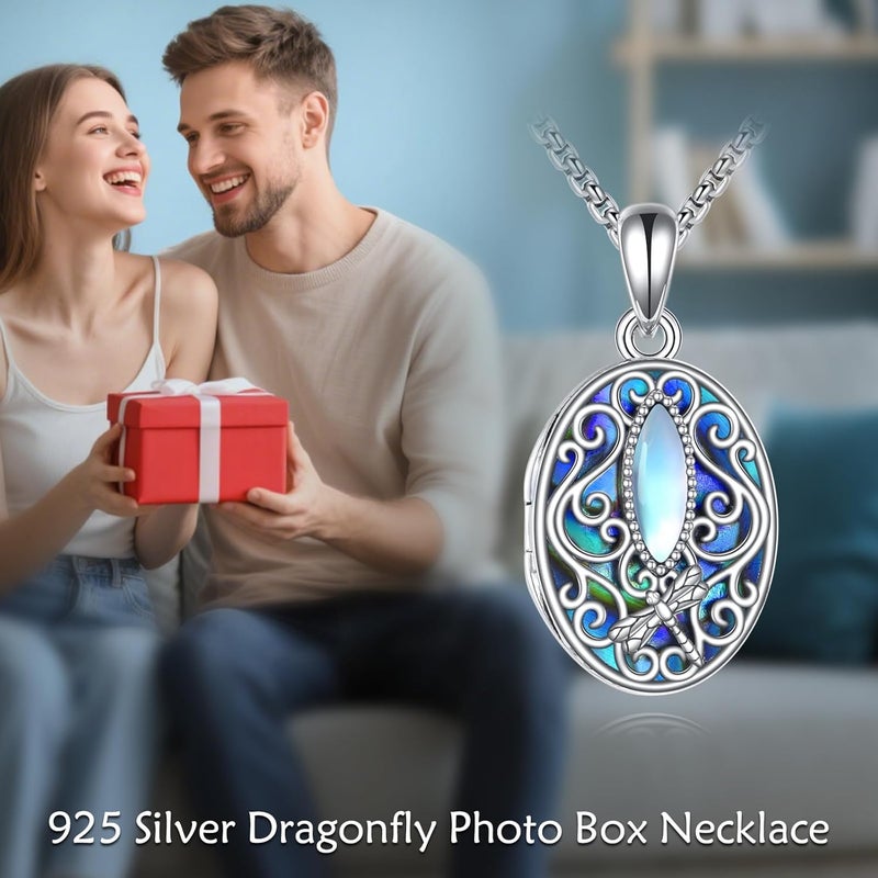 ONEFINITY Store Tree of Life Locket Necklace Sterling Silver Locket Necklace That Holds Pictures Tree of Life Locket Pendant for Women Wife Girlfriend - Image 5