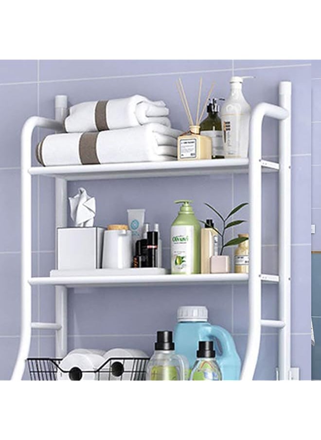 Flash Hawk Bathroom 3 Tier Shelf White  - Image 4