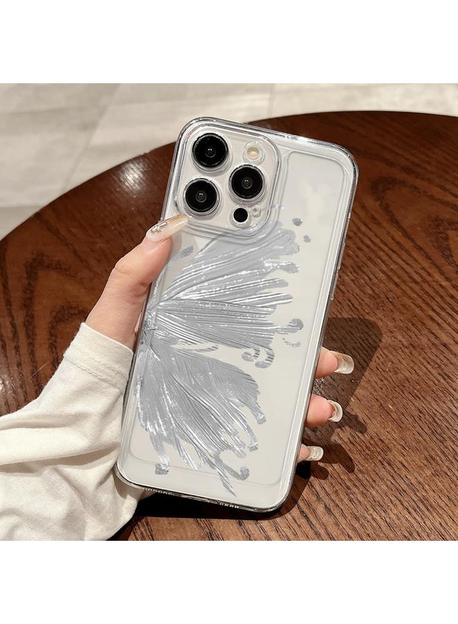 Zaboon Case For iPhone 13 Butterfly Pattern Transparent TPU Phone Case - Image 3