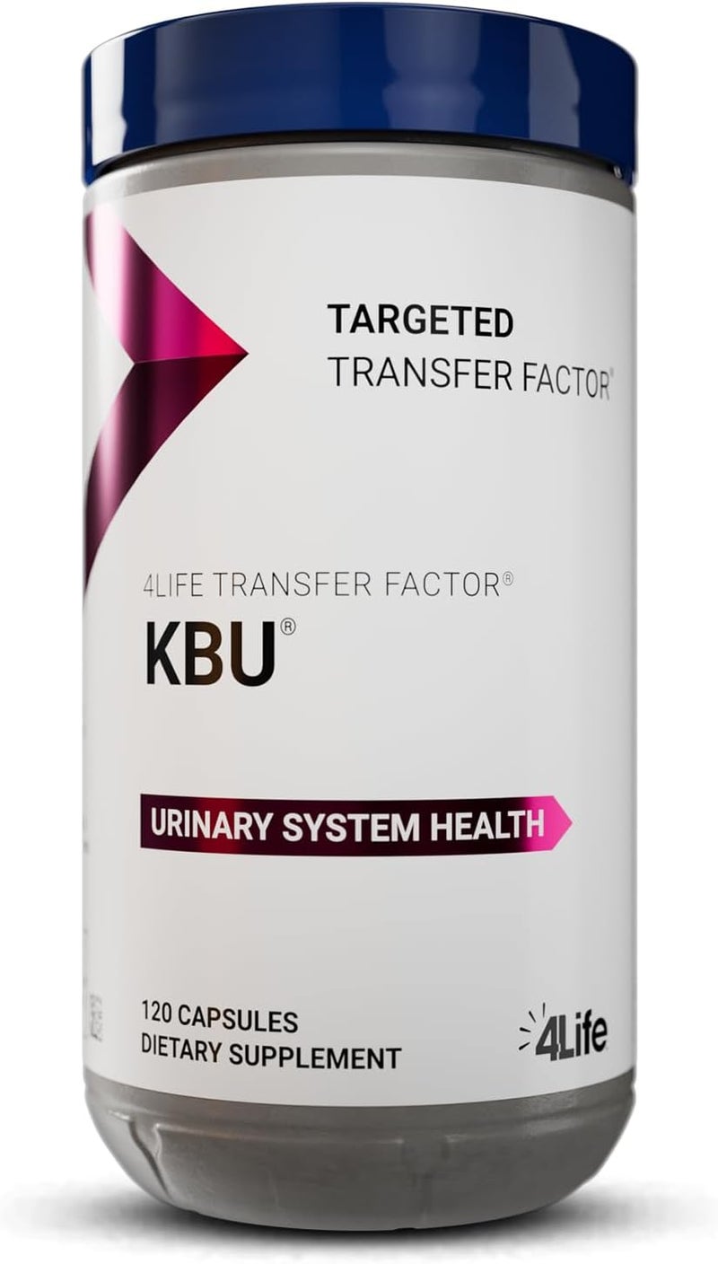 4Life KBU Urinary Supplement Transfer Factor for Bladder  Kidney Health with Cranberry Blueberry Dandelion  Juniper Berry  120 Veggie Capsules - Image 1