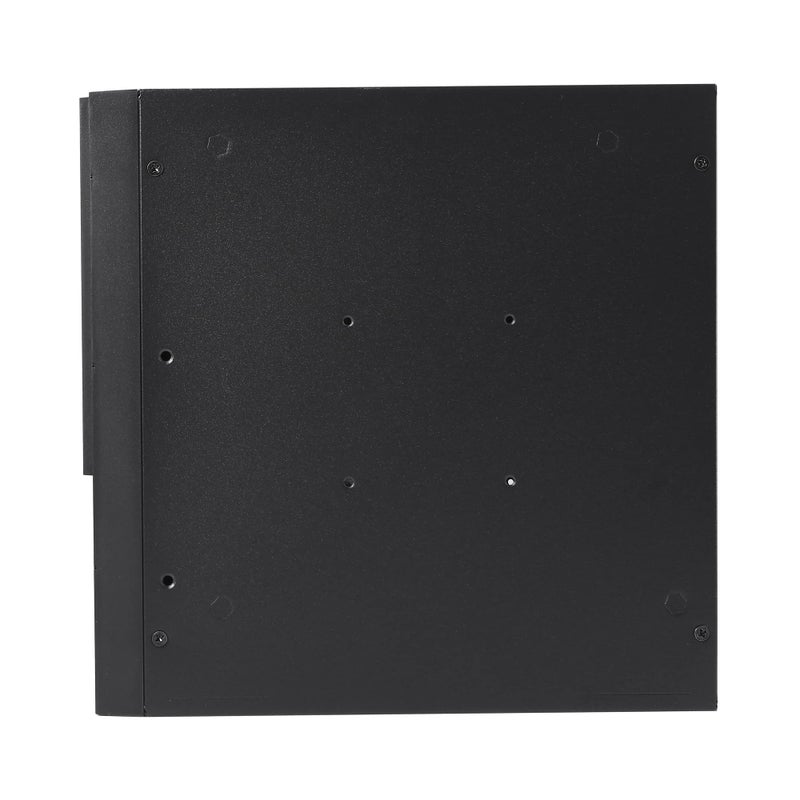 Goodisory هيكل كمبيوتر مصغر بدون مروحة Goodisory MX01 SECC Mini ITX مع حجرة قرص صلب 3.5 بوصة وقاعدة عمودية (أسود) - Image 4