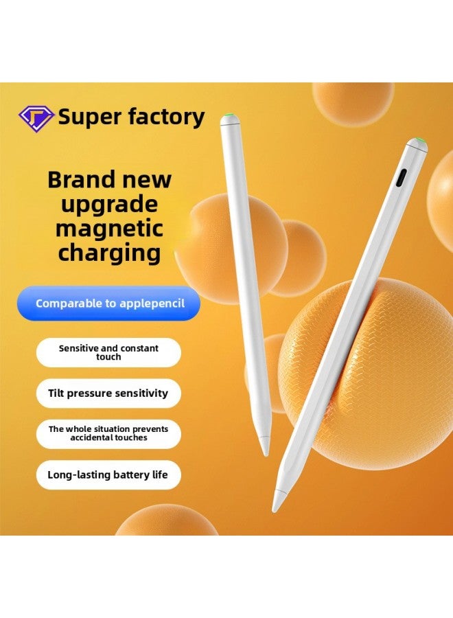 Loquat Suitable For ApplePencil Second Generation For ApplePen Special Capacitive Pen Ipad Stylus Magnetic Suction Charging Stylus Pen-Color:Transparent Storage Box + Id766 Special Pen + 1 Pen Tip + 1 Type - Image 2