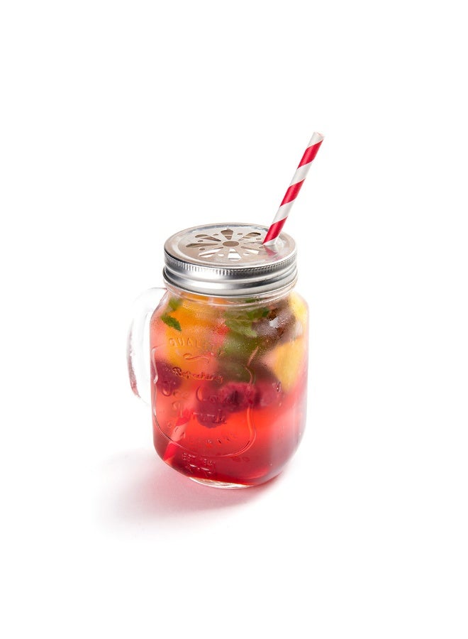 Restaurantware 7.8 Inch Paper Straws For Drinking, 100 Sturdy Eco-Friendly Paper Straws - Premium Spiral Design, Red Paper DurablePaper Straws, Vibrant Colors, For Cold Drinks - Image 2