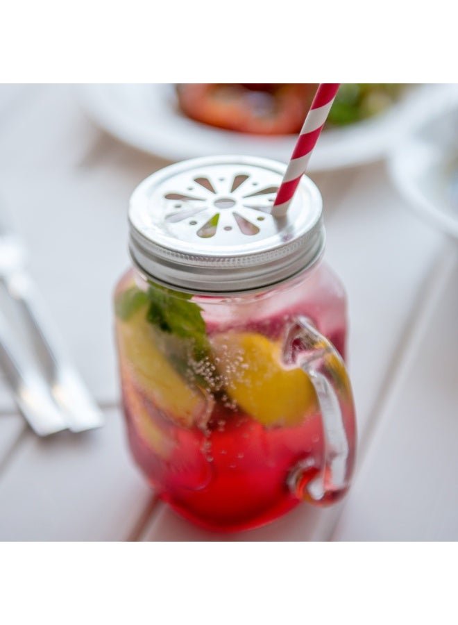 Restaurantware 7.8 Inch Paper Straws For Drinking, 100 Sturdy Eco-Friendly Paper Straws - Premium Spiral Design, Red Paper DurablePaper Straws, Vibrant Colors, For Cold Drinks - Image 3