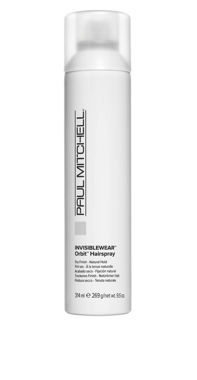 Paul Mitchell Invisiblewear Orbit Hairspray, Natural Hold, Dry Finish, For Fine Hair - Image 1
