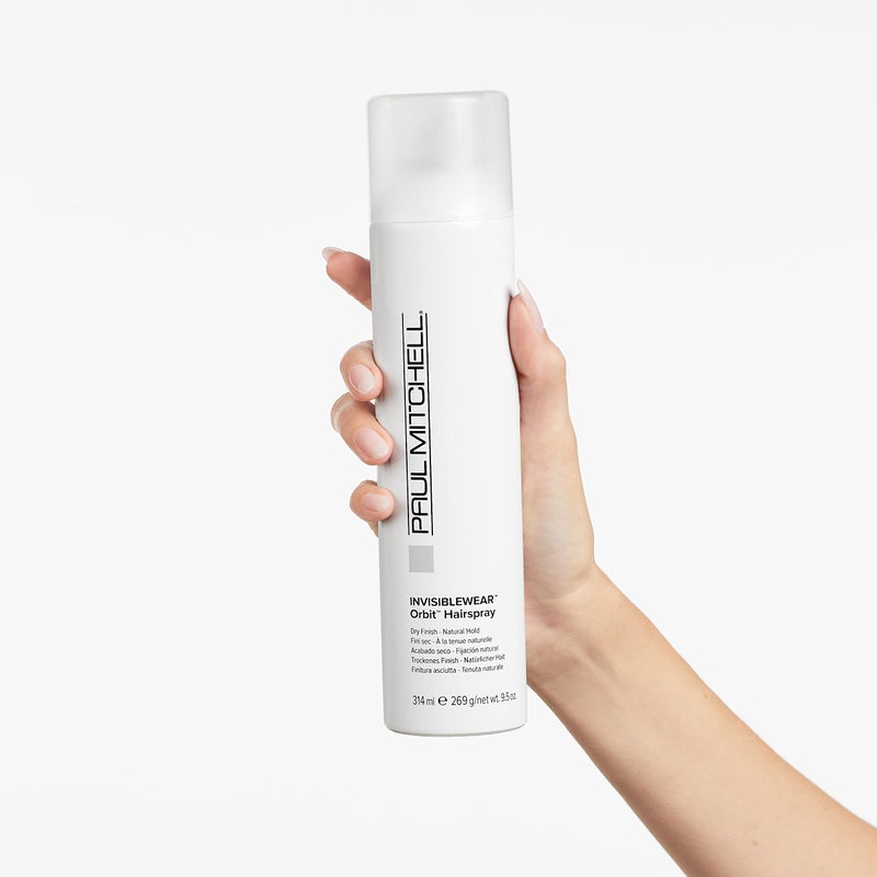 Paul Mitchell Invisiblewear Orbit Hairspray, Natural Hold, Dry Finish, For Fine Hair - Image 3
