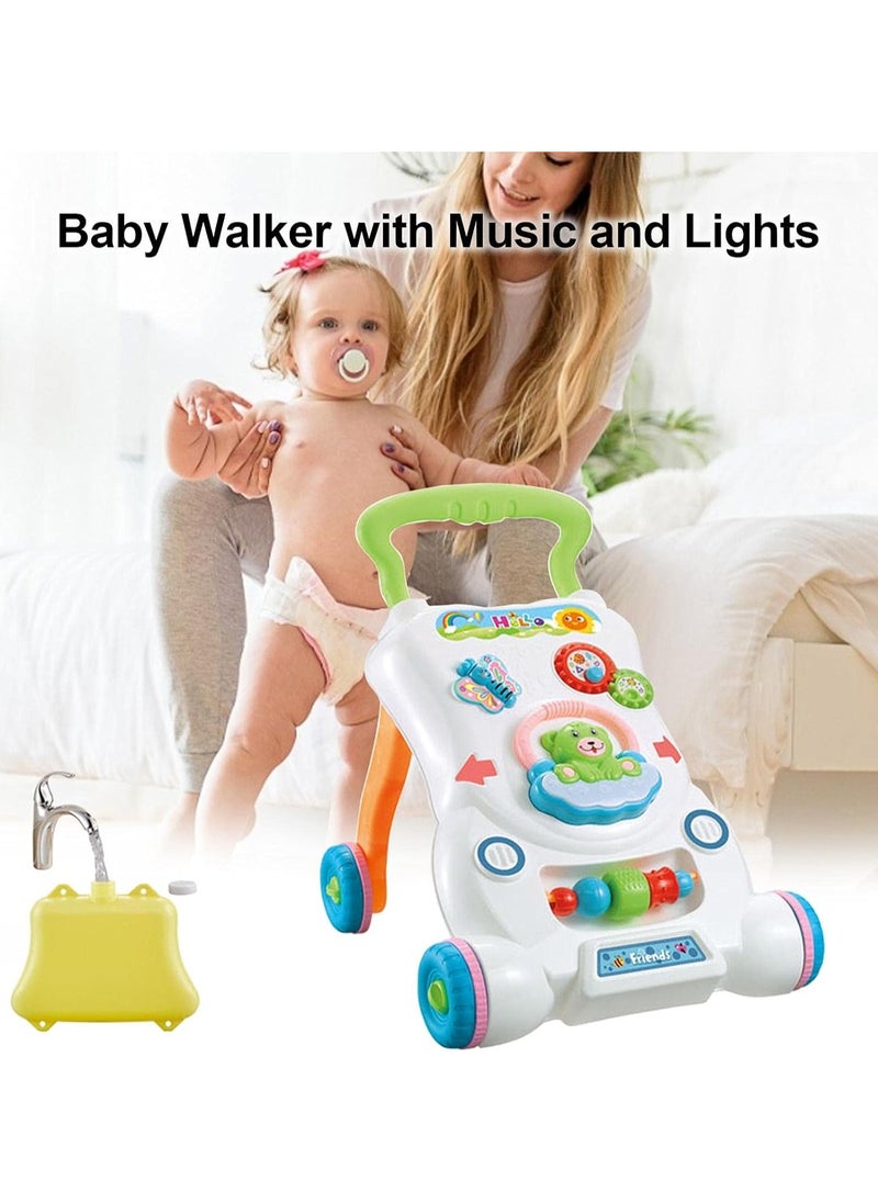 TOY GARDEN Children Music Walker - Interactive Baby Learning Toy with Music, Lights & Activities, 6+ Months, Push Walker for Early Steps Development, Fun & Educational, Sturdy Design for Toddlers  - Image 4