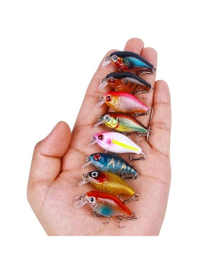 HOOKOR 10 PCS Lipless Crankbait Sinking Fishing Lures with Tackle Box for Freshwater Saltwater Bass Trout Walleye Redfish  - Image 2